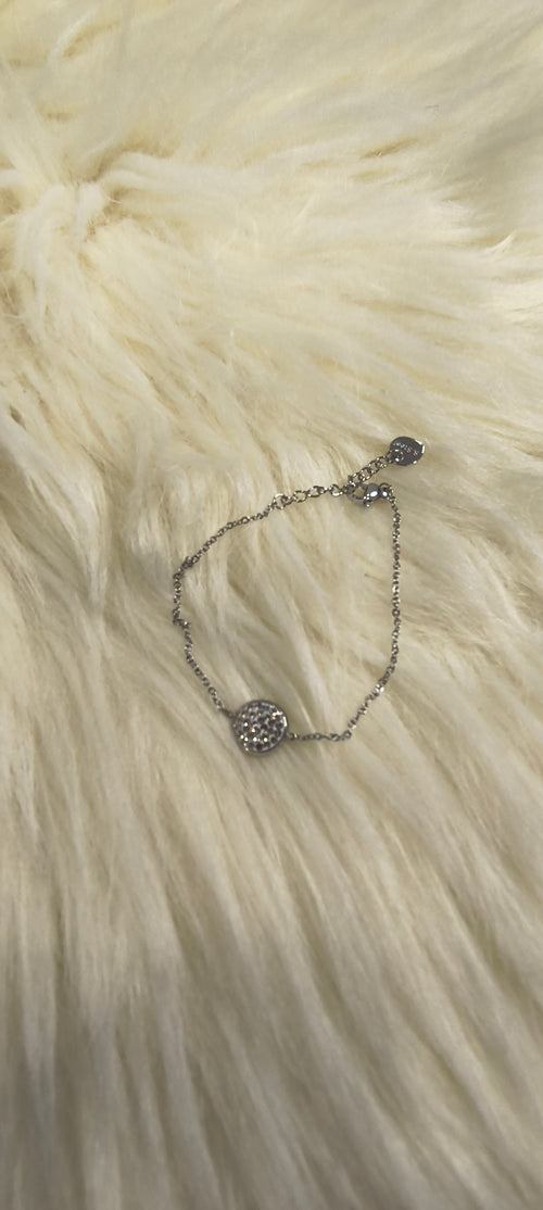 Minimal Sparkle Bracelet από Ανοξείδωτο Ατσάλι με Κρυστάλλους