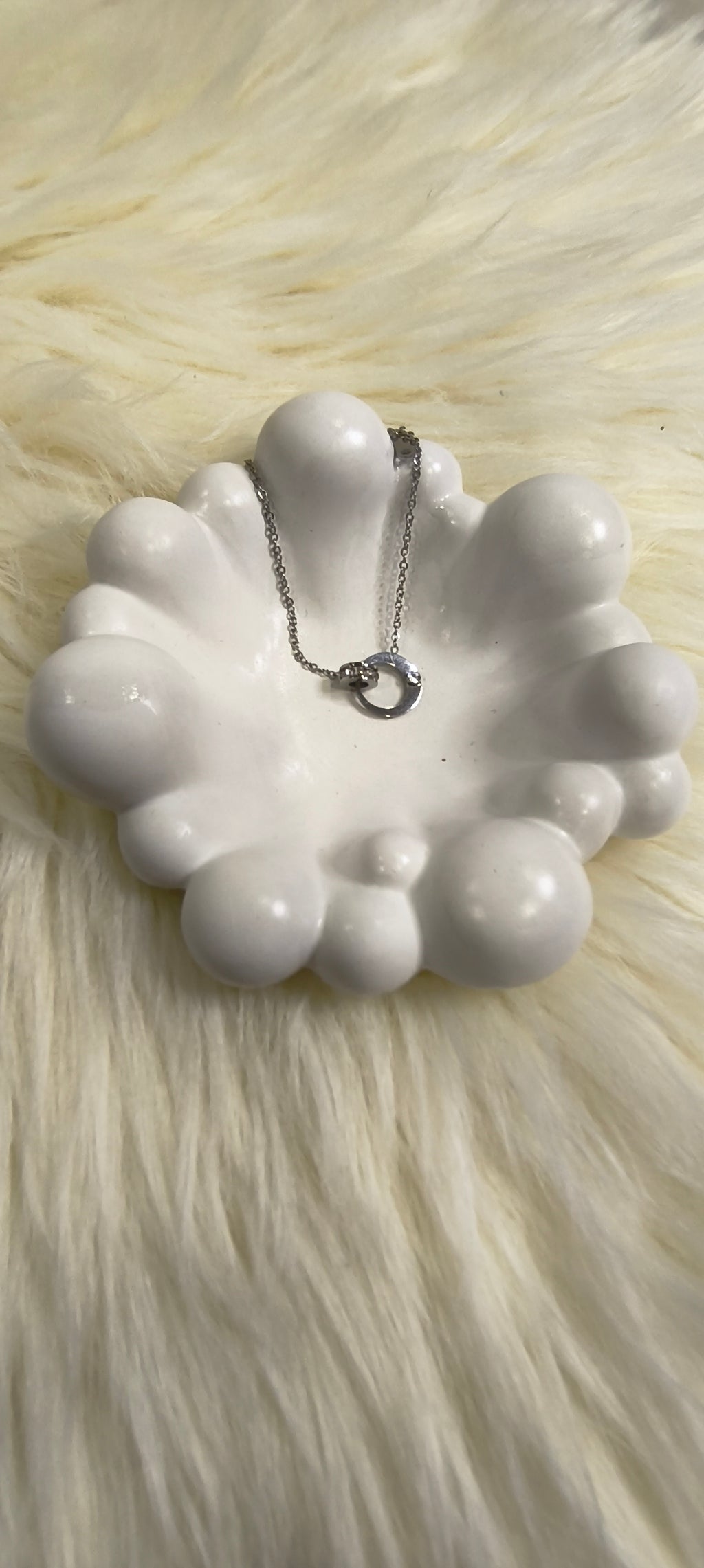 Modern Circle Bracelet από Ανοξείδωτο Ατσάλι με Διακοσμητικές Πέτρες