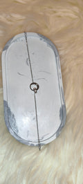 Modern Circle Bracelet από Ανοξείδωτο Ατσάλι με Διακοσμητικές Πέτρες